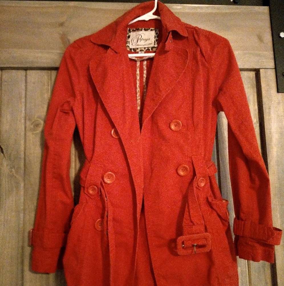 Darlin red jean jacket